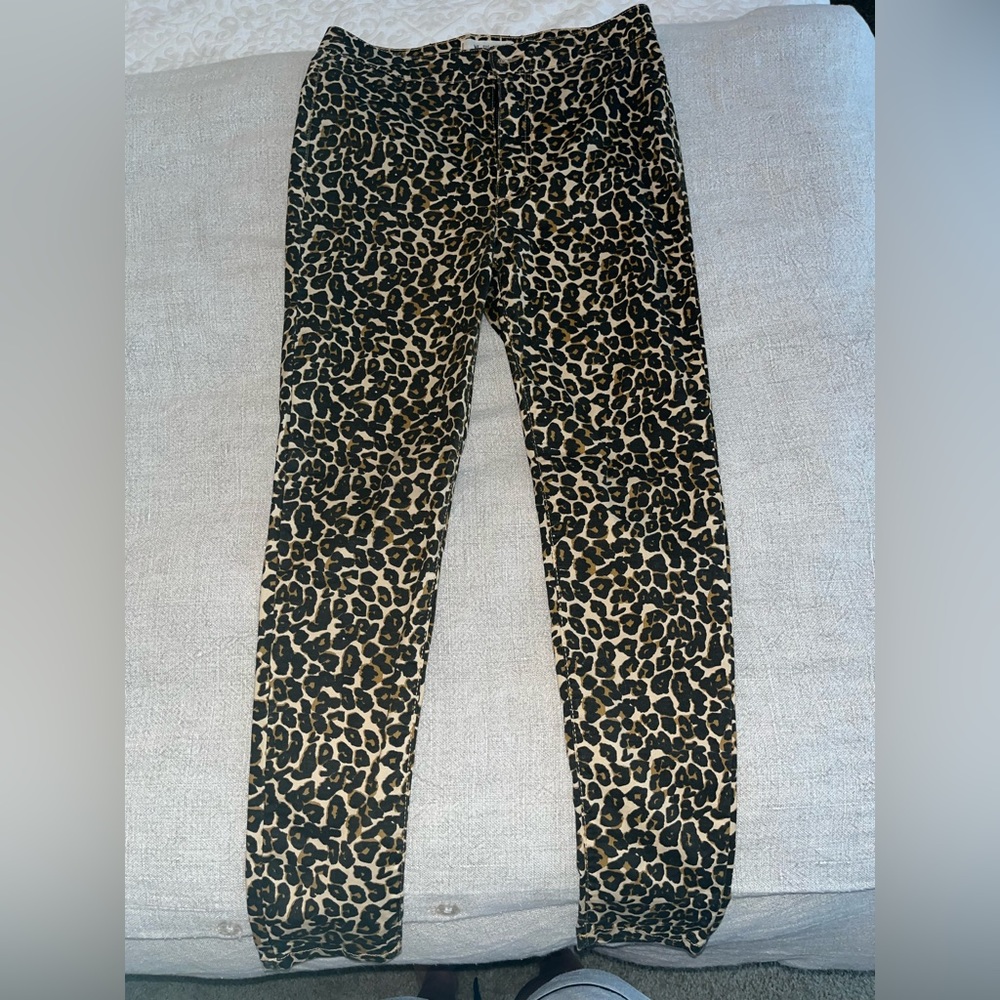 Free People leopard print jeans
